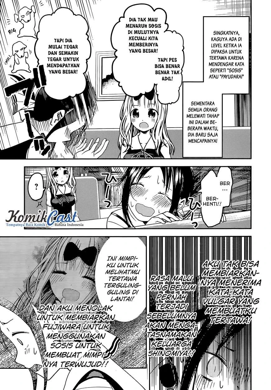 Halaman 9 — Kaguya-sama wa Kokurasetai: Tensai-tachi no Renai Zunousen Chapter 27