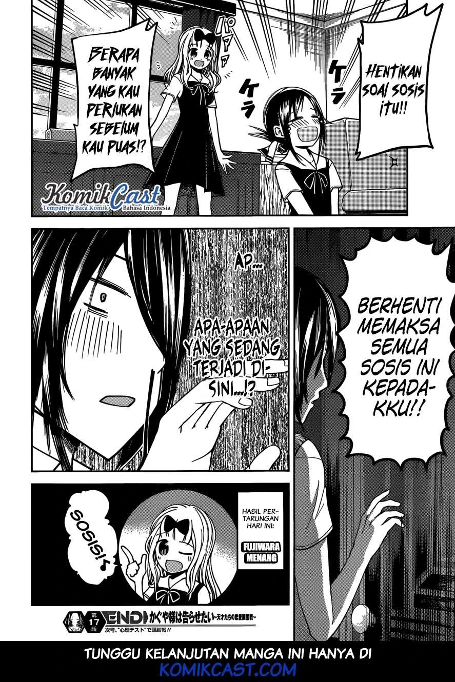 Halaman 19 — Kaguya-sama wa Kokurasetai: Tensai-tachi no Renai Zunousen Chapter 27