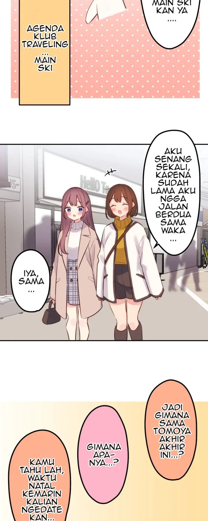 Halaman 4 — Waka-chan Is Flirty Again Chapter 125
