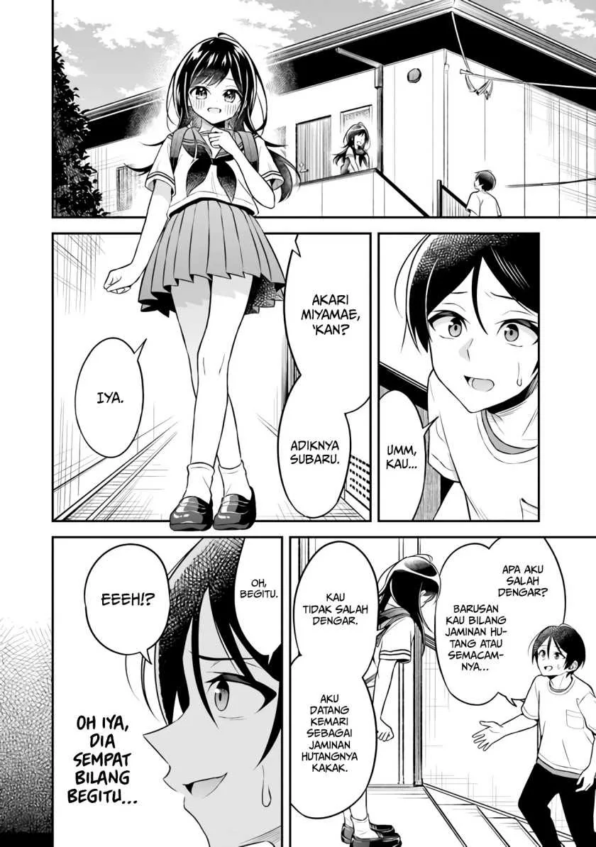 Halaman 4 — Yuujin ni 500-en Kashitara Shakkin no Kata ni Imouto wo Yokoshitekita no dakeredo, Ore wa Ittai Dousureba Ii n darou Chapter 1