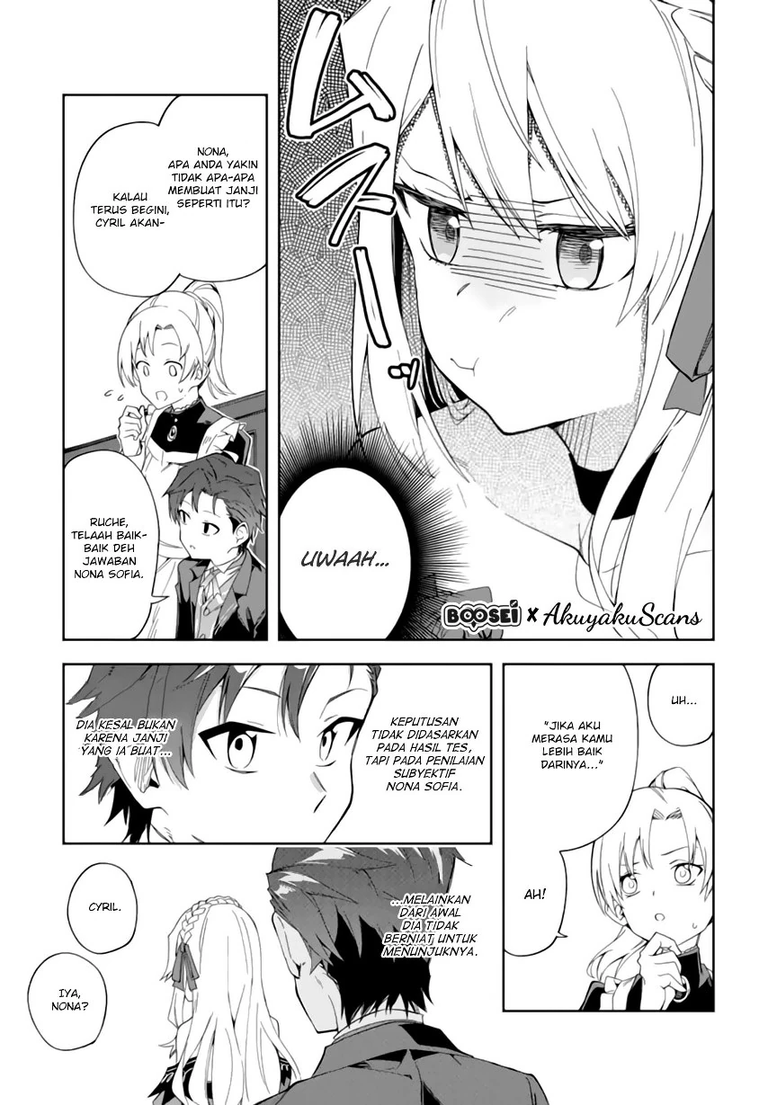 Halaman 14 — Akuyaku Reijou no Shitsuji-sama: Hametsu Flag wa Ore ga Tsubusasete Itadakimasu Chapter 2.2