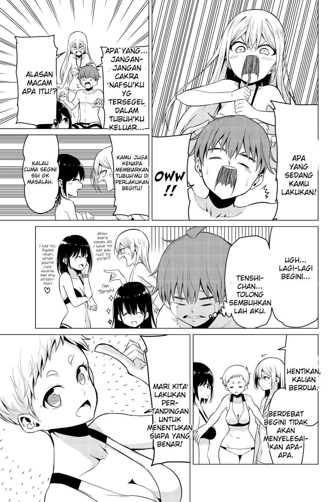 Halaman 11 — Sekai ka Kanojo ka Erabenai Chapter 19