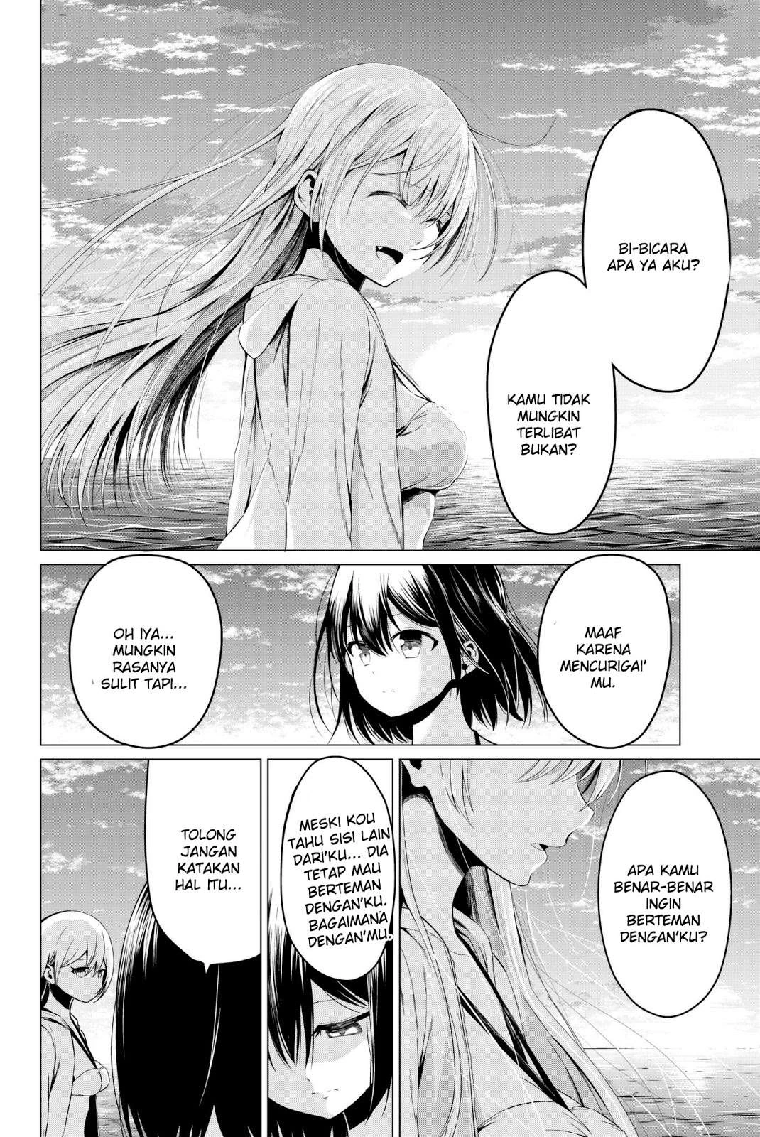 Halaman 28 — Sekai ka Kanojo ka Erabenai Chapter 19