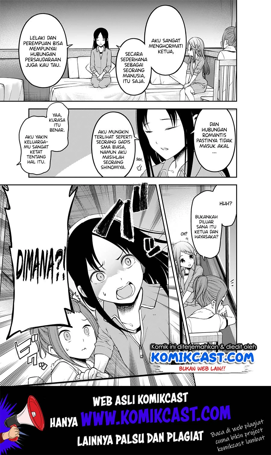 Halaman 4 — Kaguya-sama wa Kokurasetai: Tensai-tachi no Renai Zunousen Chapter 182