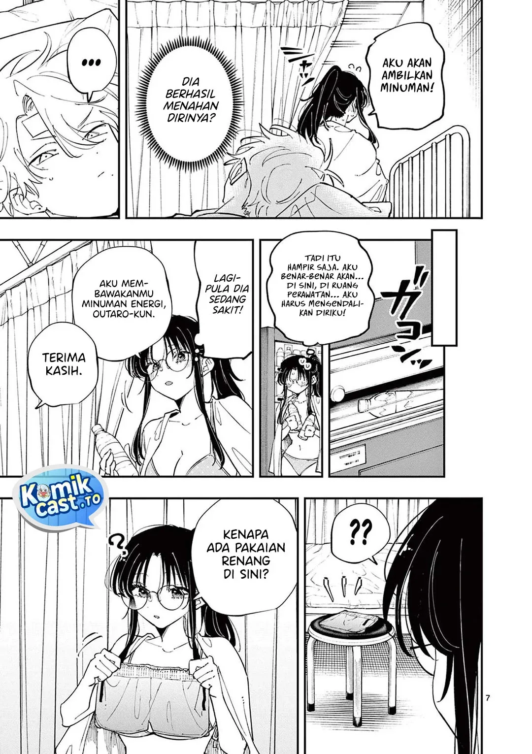 Halaman 8 — Tonari no Seki no Yatsu ga Souiu Me de Mitekuru Chapter 72