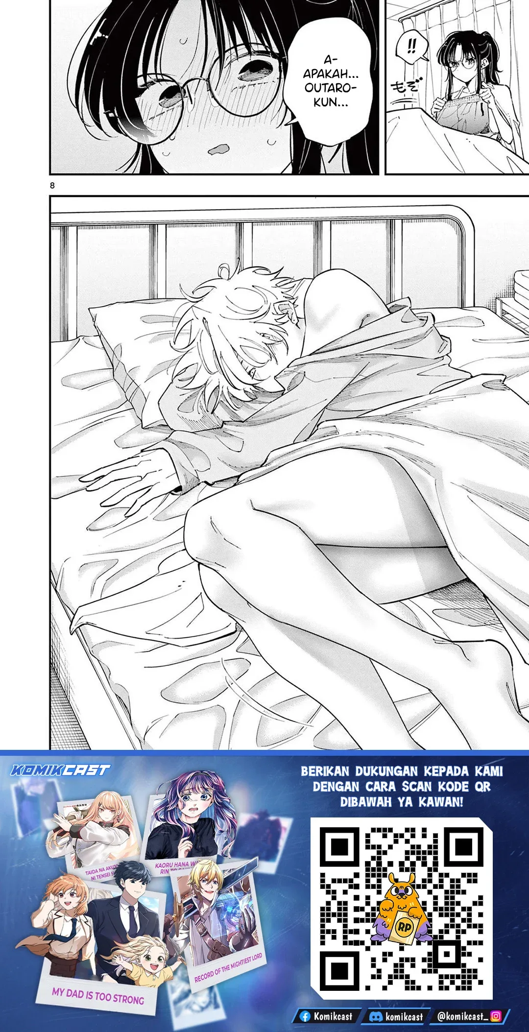 Halaman 9 — Tonari no Seki no Yatsu ga Souiu Me de Mitekuru Chapter 72