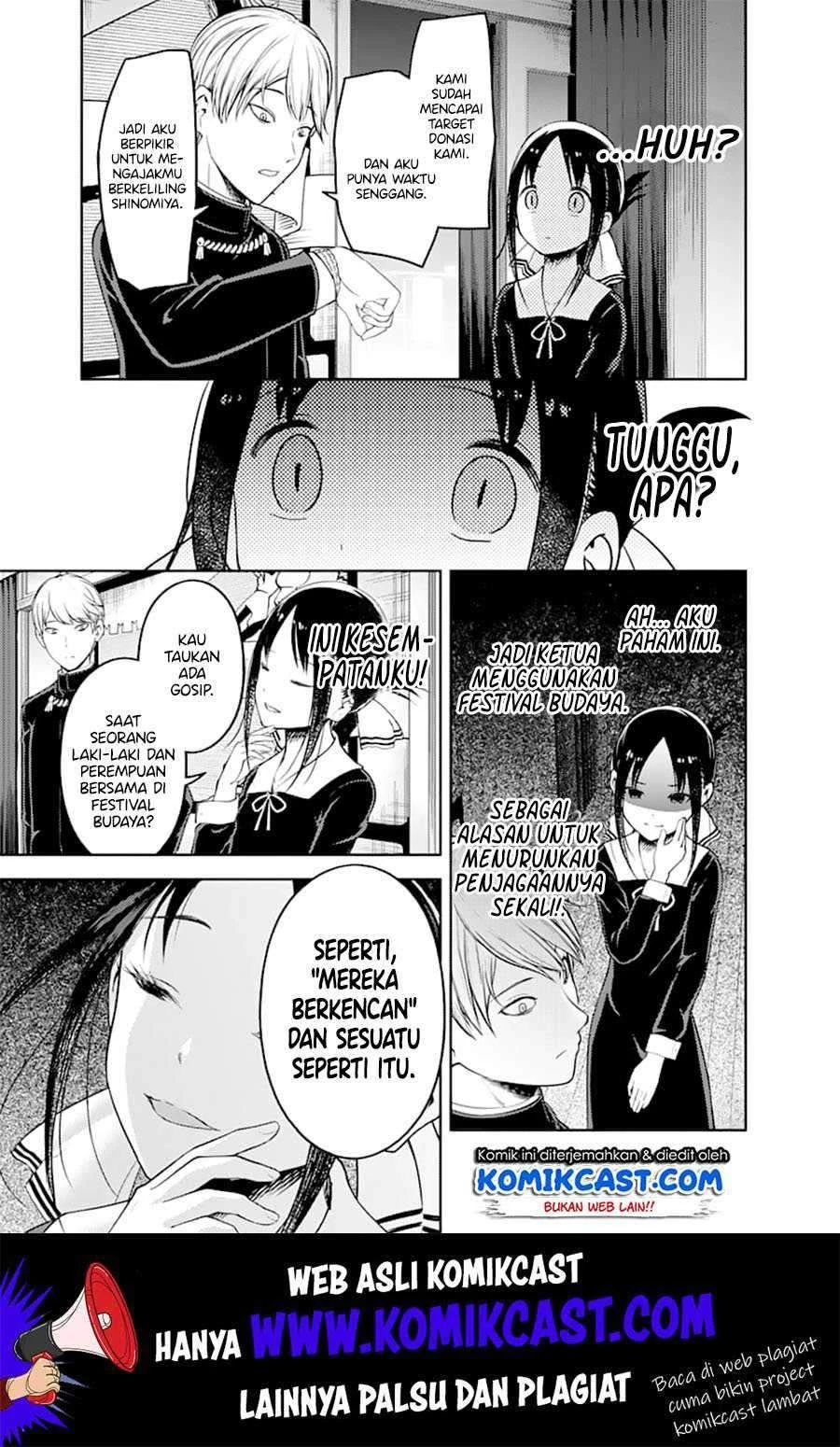 Halaman 4 — Kaguya-sama wa Kokurasetai: Tensai-tachi no Renai Zunousen Chapter 131