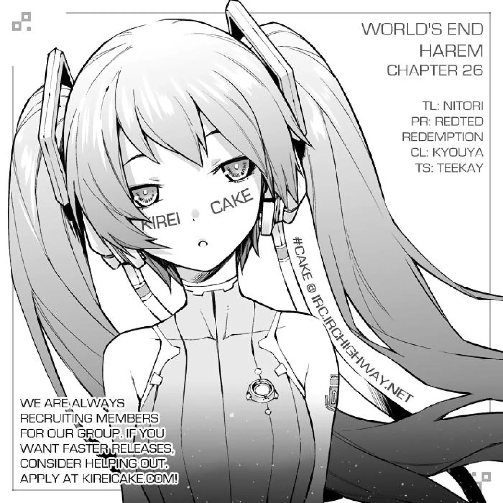 Halaman 24 — Shuumatsu no Harem Chapter 26