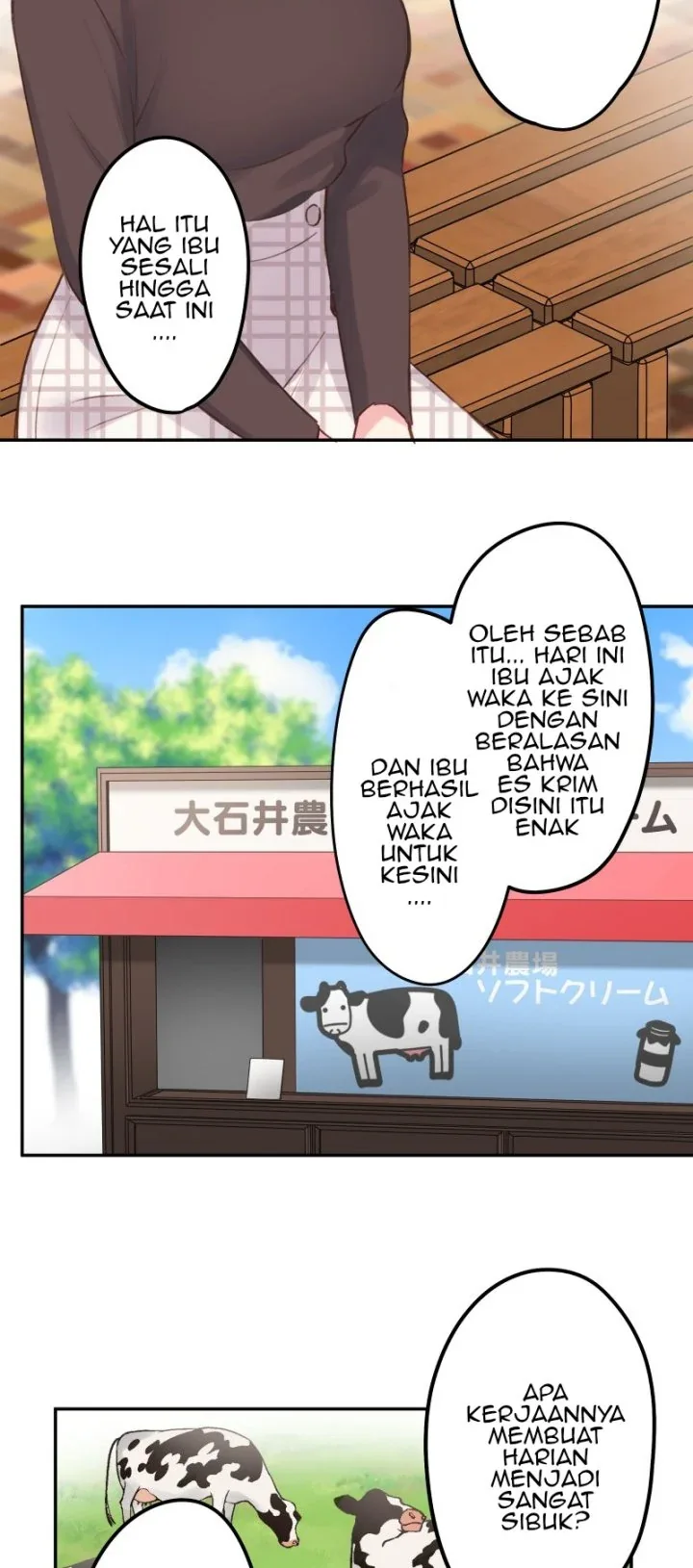Halaman 8 — Waka-chan Is Flirty Again Chapter 101