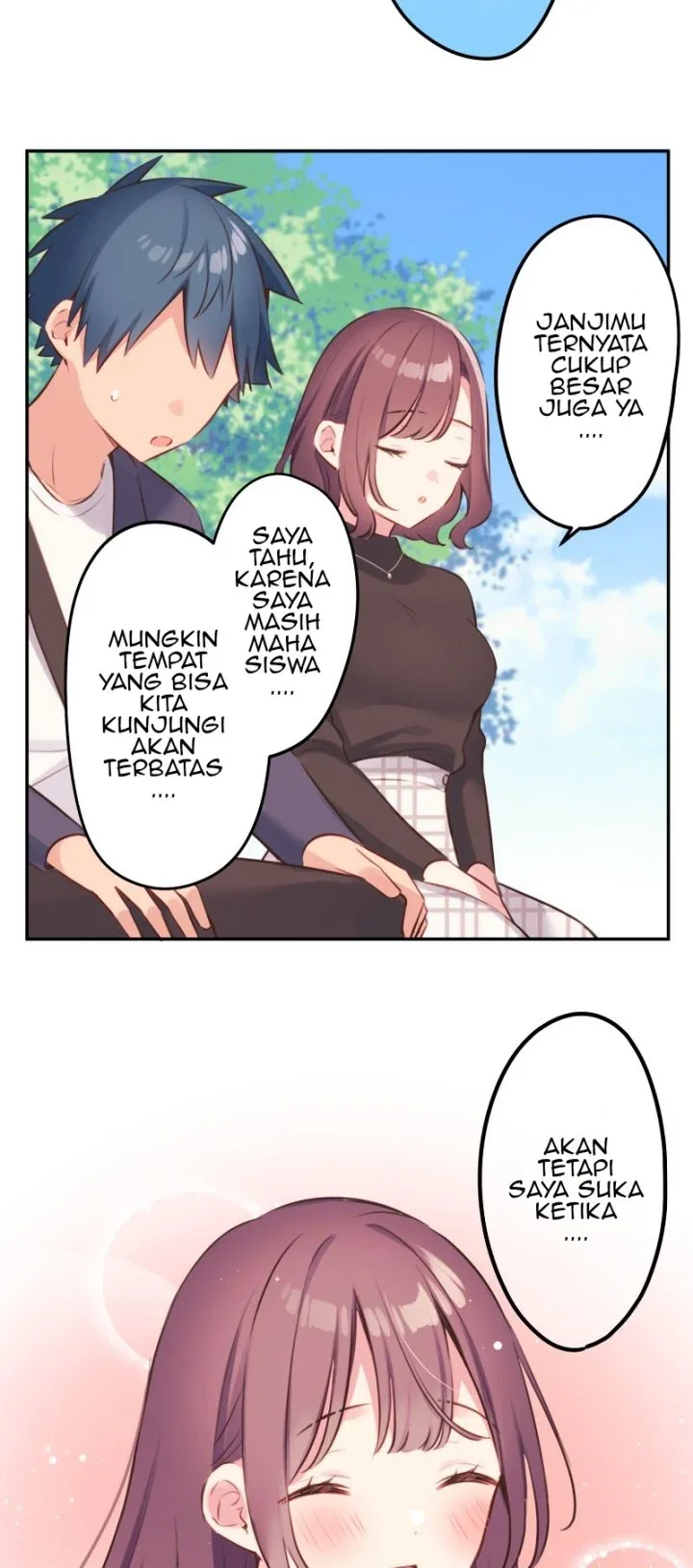 Halaman 16 — Waka-chan Is Flirty Again Chapter 101