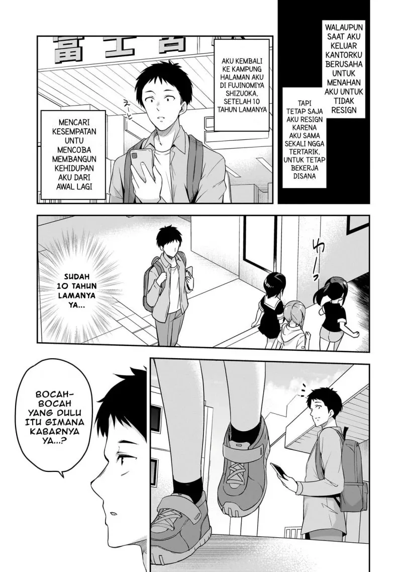 Halaman 7 — 10-nenburi ni Saikai shita Kusogaki wa Seijun Bishoujo JK ni Seichou shiteita Chapter 1
