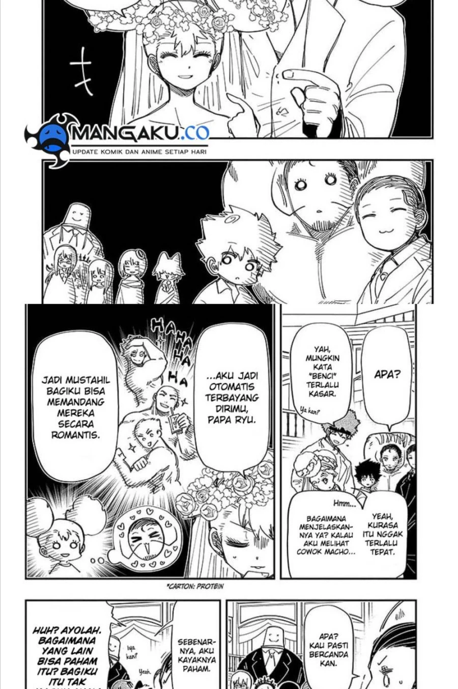 Halaman 4 — Yozakura-san Chi no Daisakusen Chapter 201