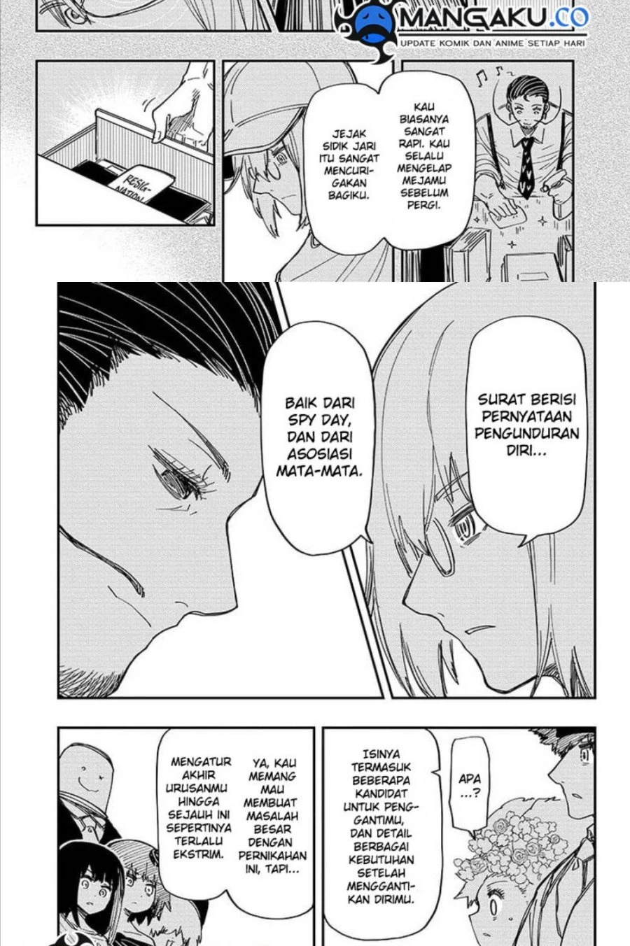 Halaman 8 — Yozakura-san Chi no Daisakusen Chapter 201