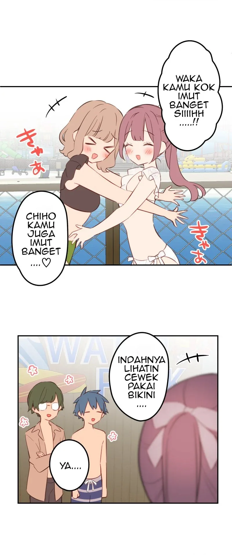Halaman 28 — Waka-chan Is Flirty Again Chapter 156