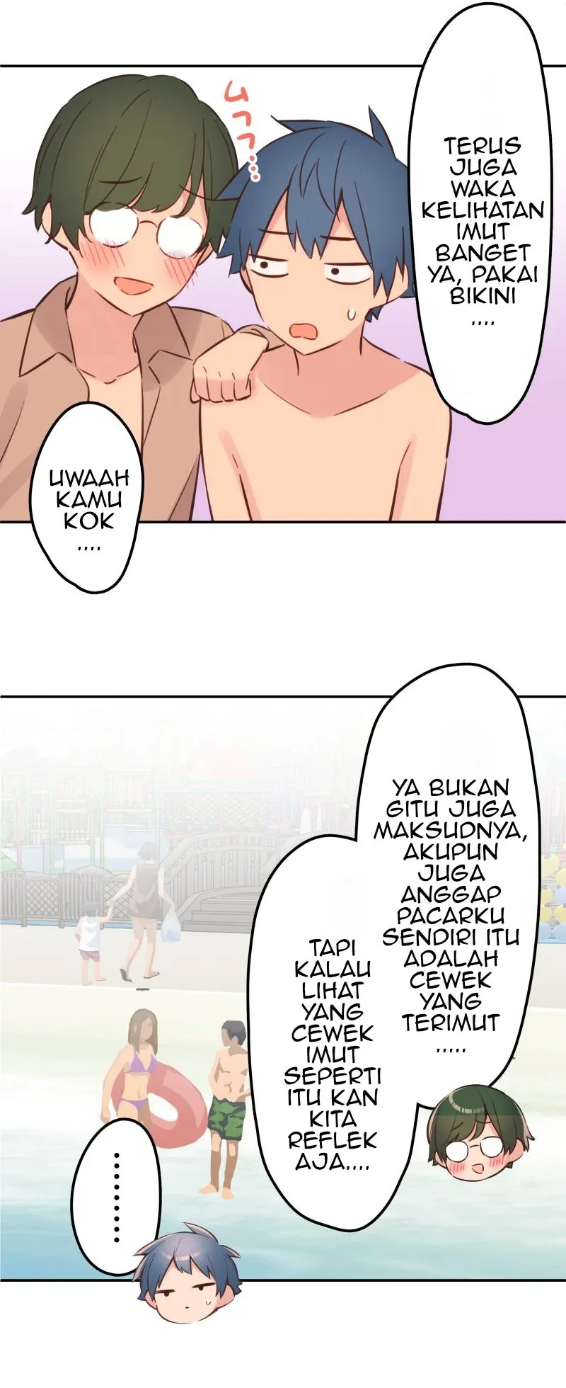 Halaman 29 — Waka-chan Is Flirty Again Chapter 156