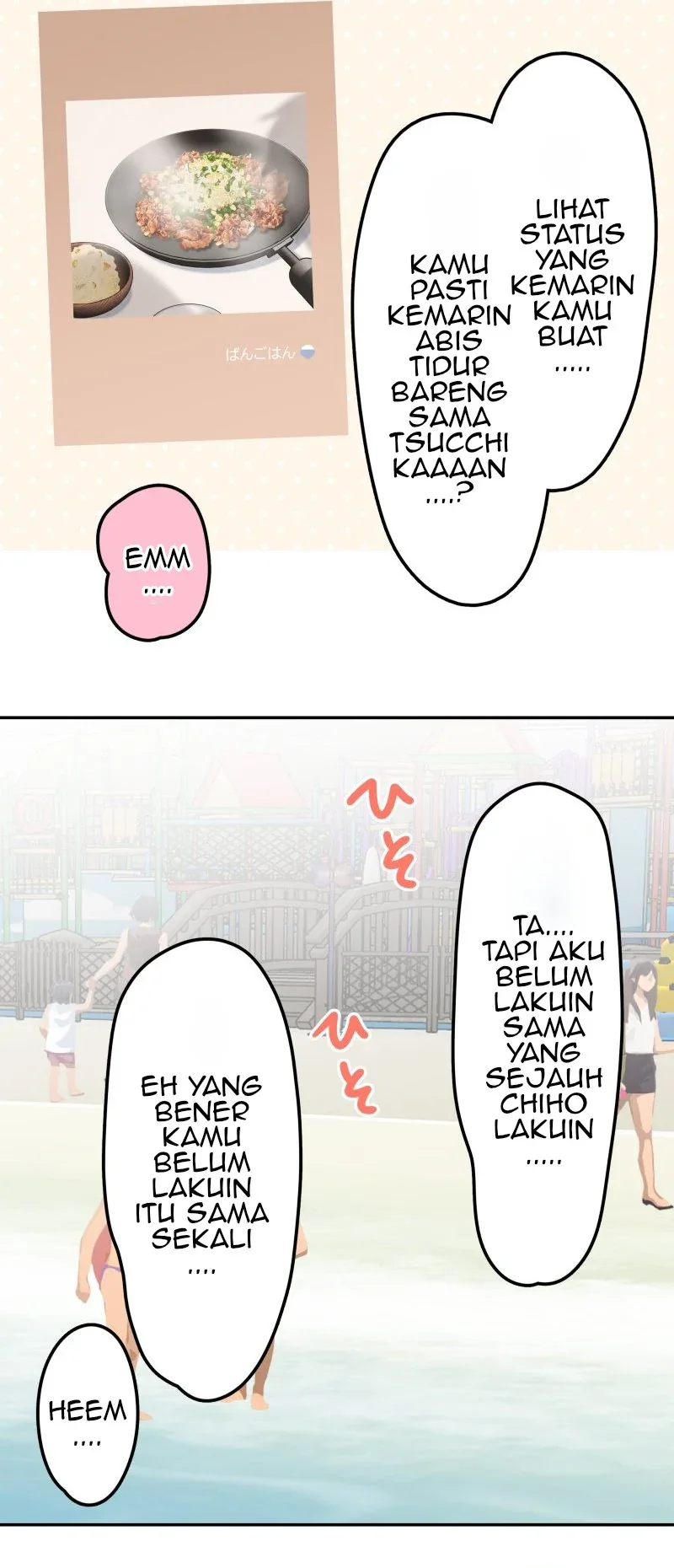 Halaman 35 — Waka-chan Is Flirty Again Chapter 156