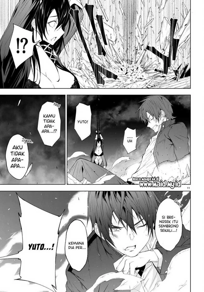 Halaman 11 — Maou Gakuen no Hangyakusha: Jinrui Hatsu no Maou Kouhou, Kenzoku Shoujo to Ouza wo Mezashite Nariagaru Chapter 22