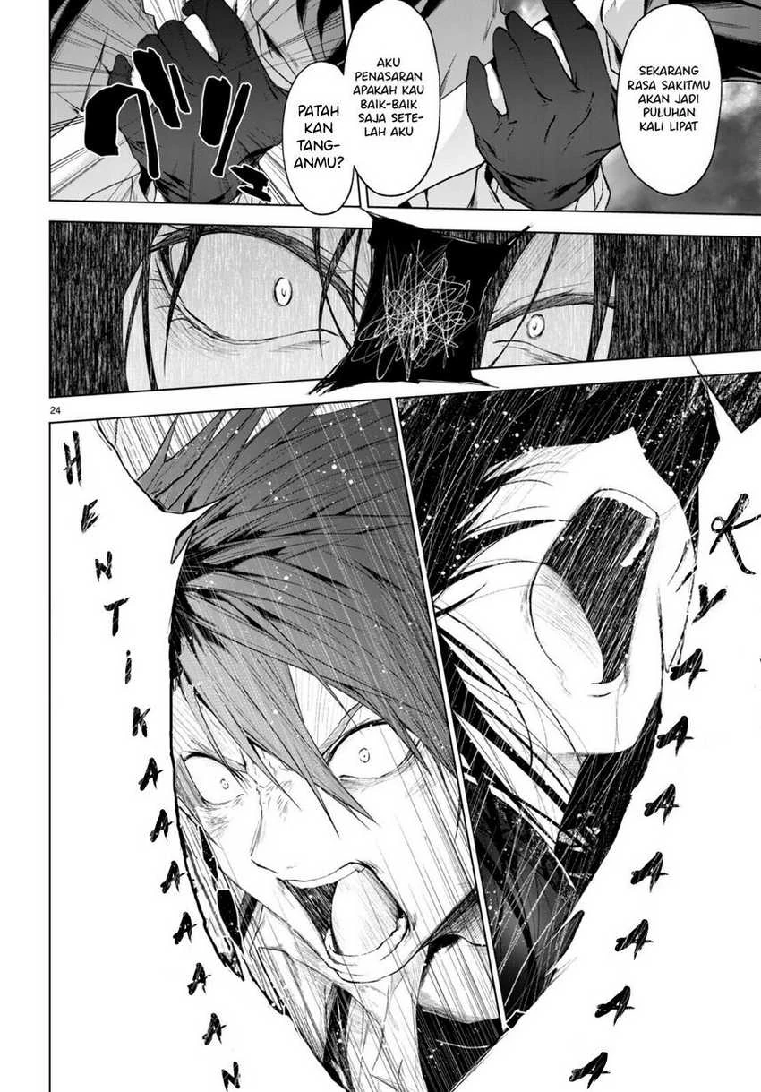 Halaman 24 — Maou Gakuen no Hangyakusha: Jinrui Hatsu no Maou Kouhou, Kenzoku Shoujo to Ouza wo Mezashite Nariagaru Chapter 22