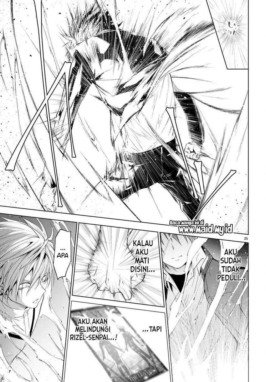 Halaman 25 — Maou Gakuen no Hangyakusha: Jinrui Hatsu no Maou Kouhou, Kenzoku Shoujo to Ouza wo Mezashite Nariagaru Chapter 22