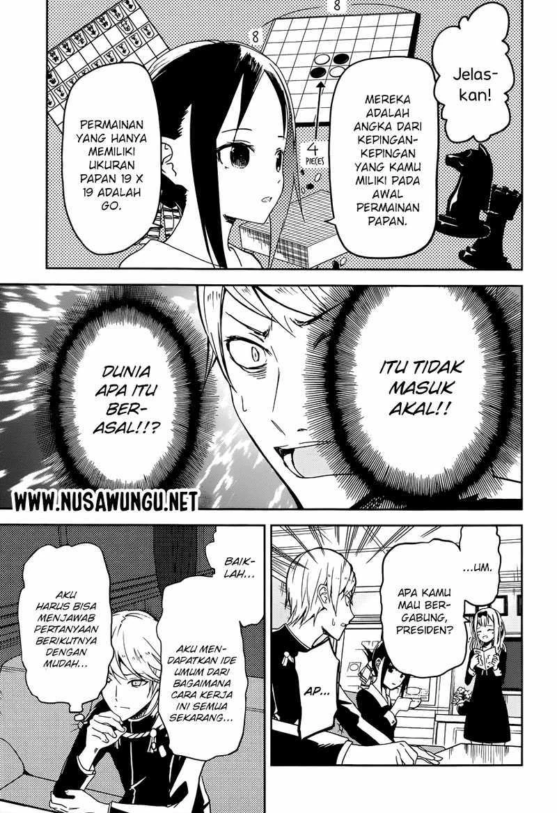 Halaman 9 — Kaguya-sama wa Kokurasetai: Tensai-tachi no Renai Zunousen Chapter 4