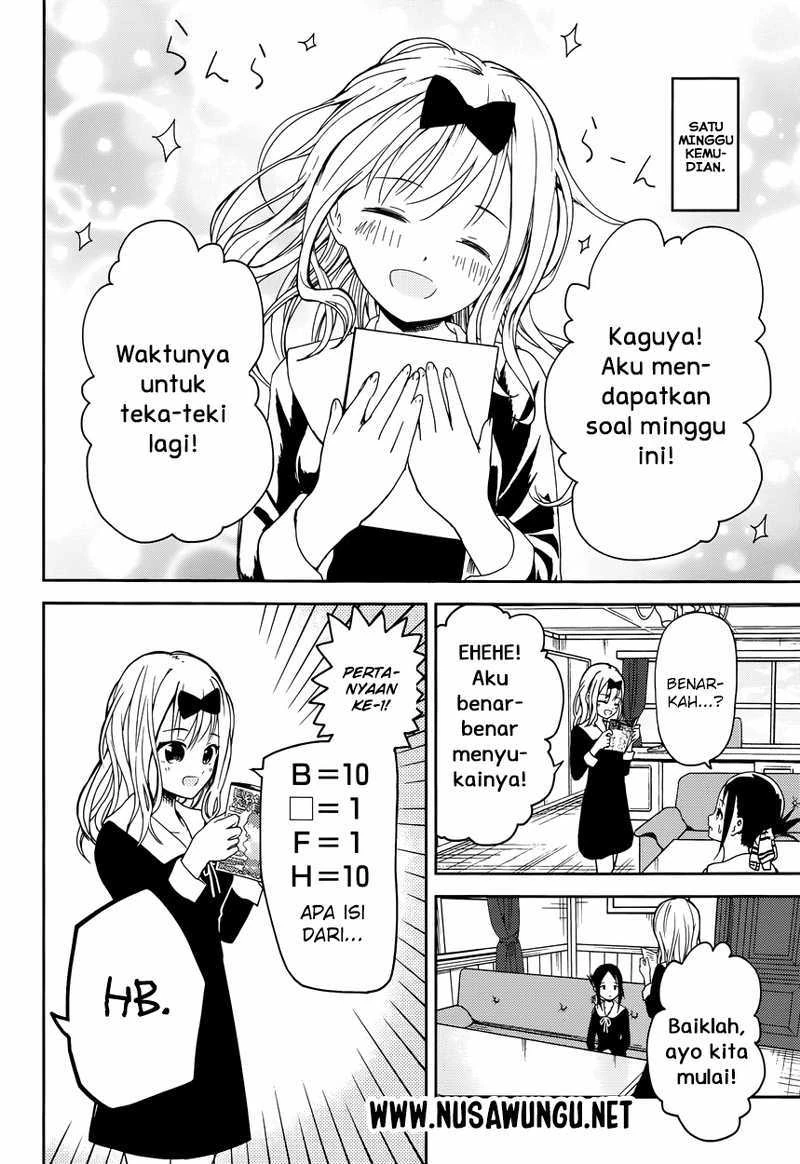 Halaman 17 — Kaguya-sama wa Kokurasetai: Tensai-tachi no Renai Zunousen Chapter 4