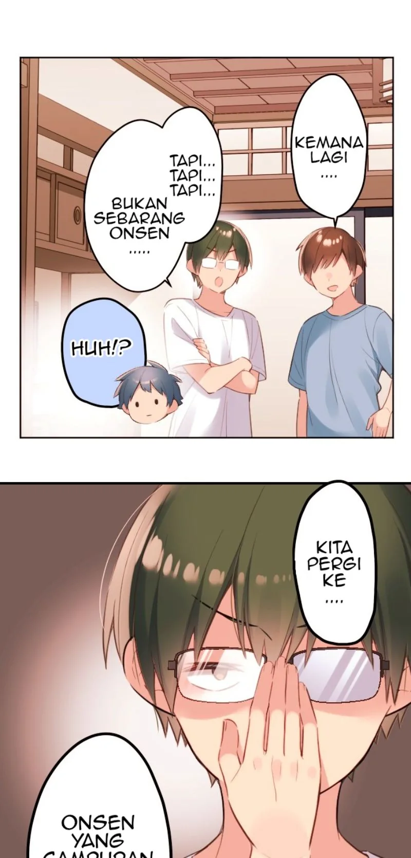 Halaman 6 — Waka-chan Is Flirty Again Chapter 49