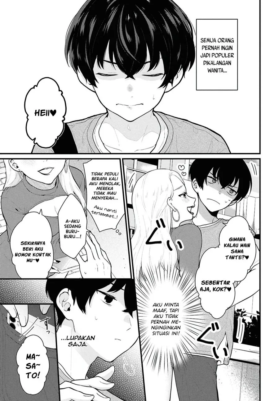 Halaman 3 — Danjo Hi 1:5 no Sekai demo Futsuu ni Ikirareru to Omotta? Gekiomo Kanjou na Kanojo-tachi ga Mujikaku Danshi ni Hanrou saretara Chapter 1
