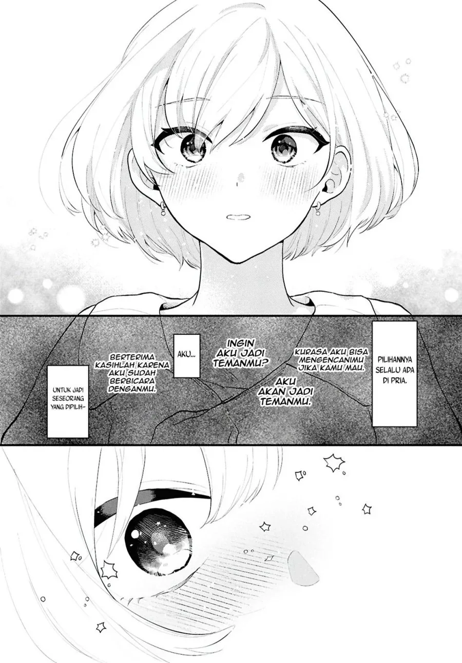 Halaman 35 — Danjo Hi 1:5 no Sekai demo Futsuu ni Ikirareru to Omotta? Gekiomo Kanjou na Kanojo-tachi ga Mujikaku Danshi ni Hanrou saretara Chapter 1