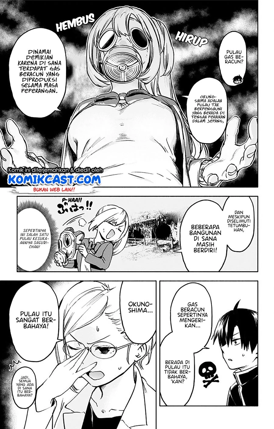 Halaman 4 — Saguri-chan Tankentai Chapter 33