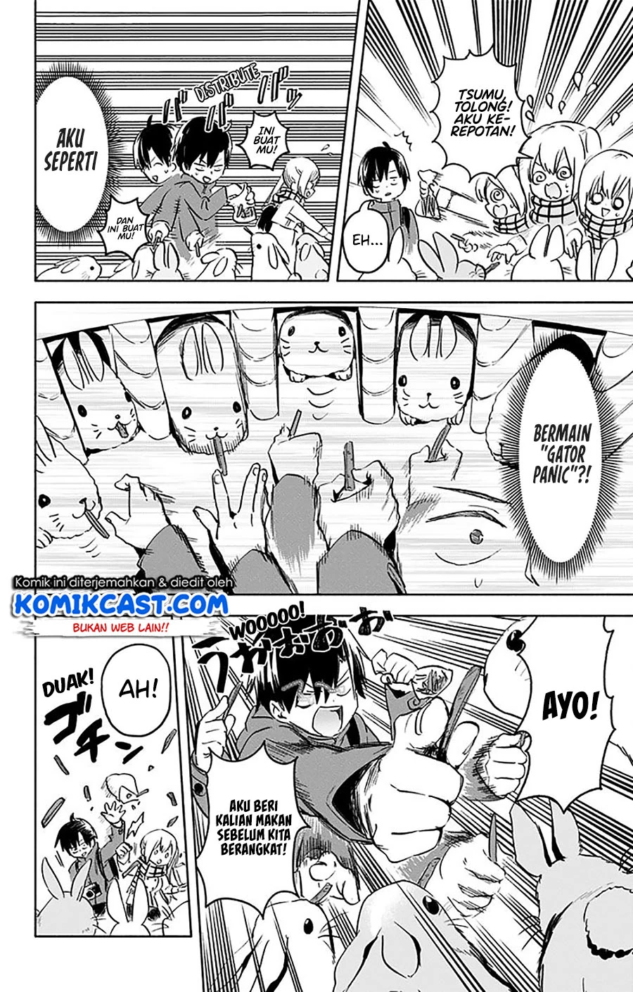 Halaman 14 — Saguri-chan Tankentai Chapter 33