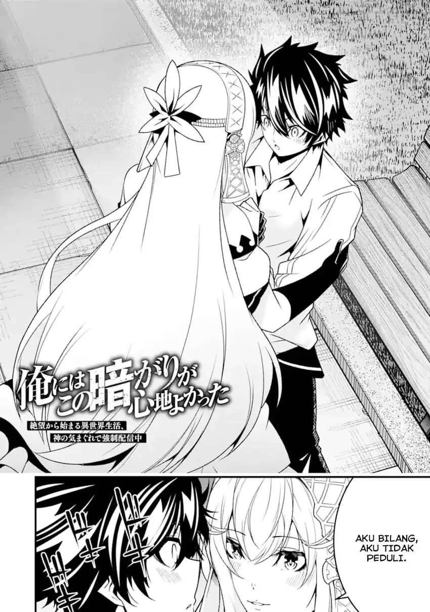 Halaman 3 — Ore ni wa Kono Kuragari ga Kokochi Yokatta: Zetsubou kara Hajimaru Isekai Seikatsu, Kami no Kimagure de Kyousei Haishinchuu Chapter 29