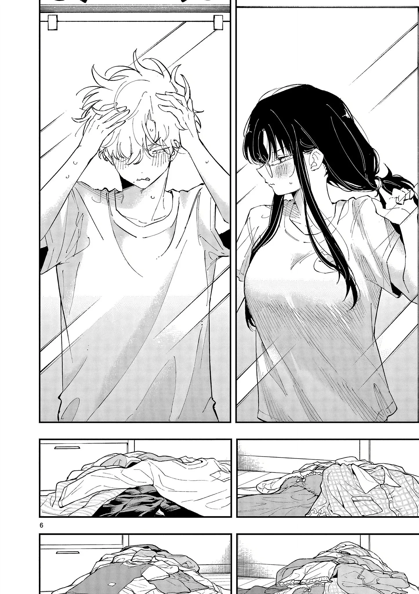 Halaman 6 — Tonari no Seki no Yatsu ga Souiu Me de Mitekuru Chapter 43