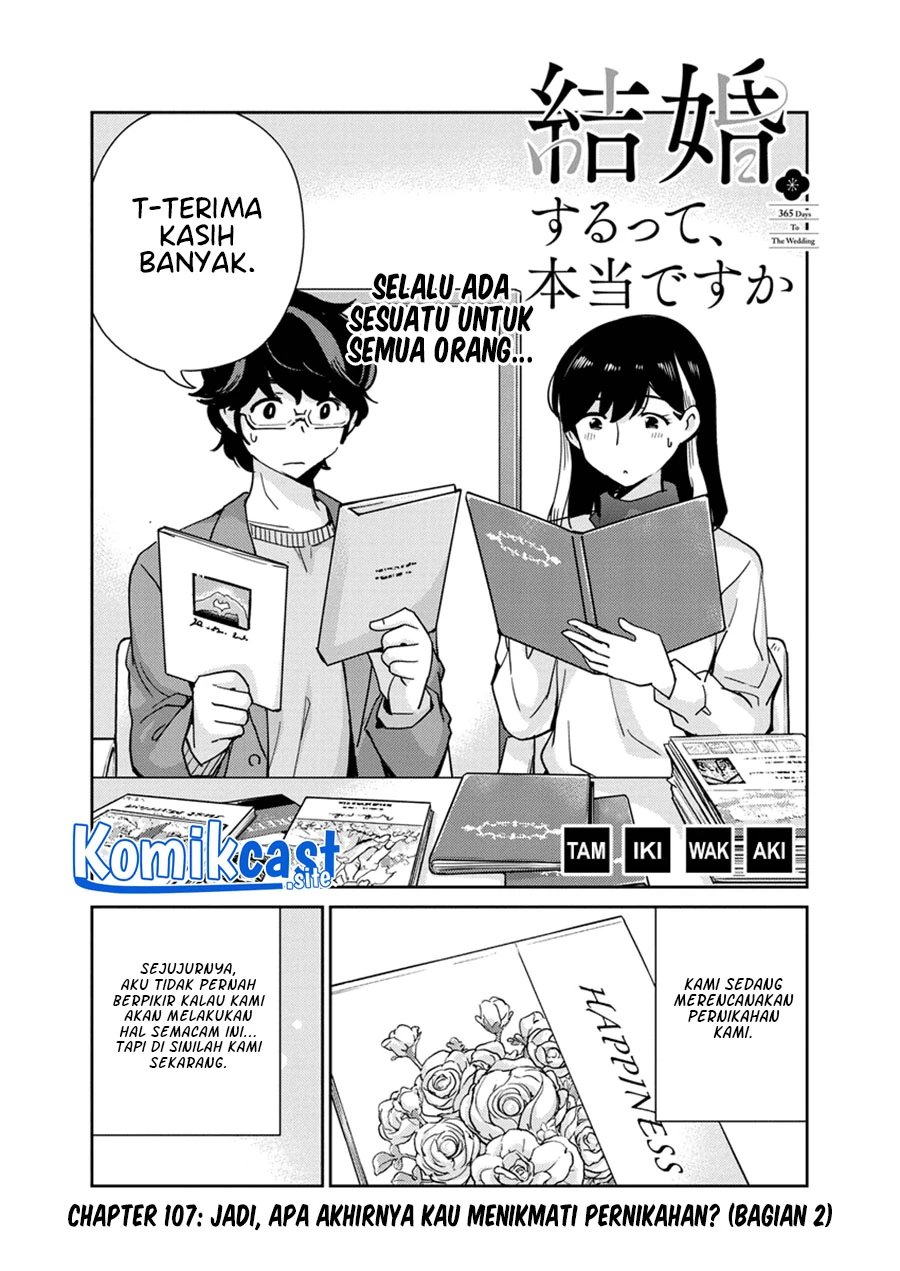 Halaman 3 — Kekkon suru tte, Hontou desu ka Chapter 107