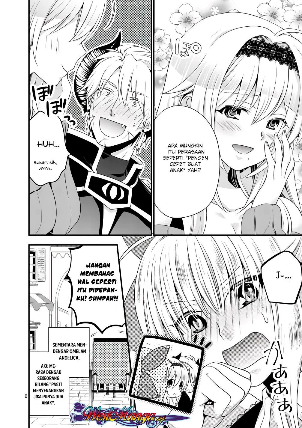 Halaman 6 — Maou desu. Onna Yuusha no Hahaoya to Saikon shita node, Onna Yuusha ga Giri no Musume ni Narimashita. @comic Chapter 9