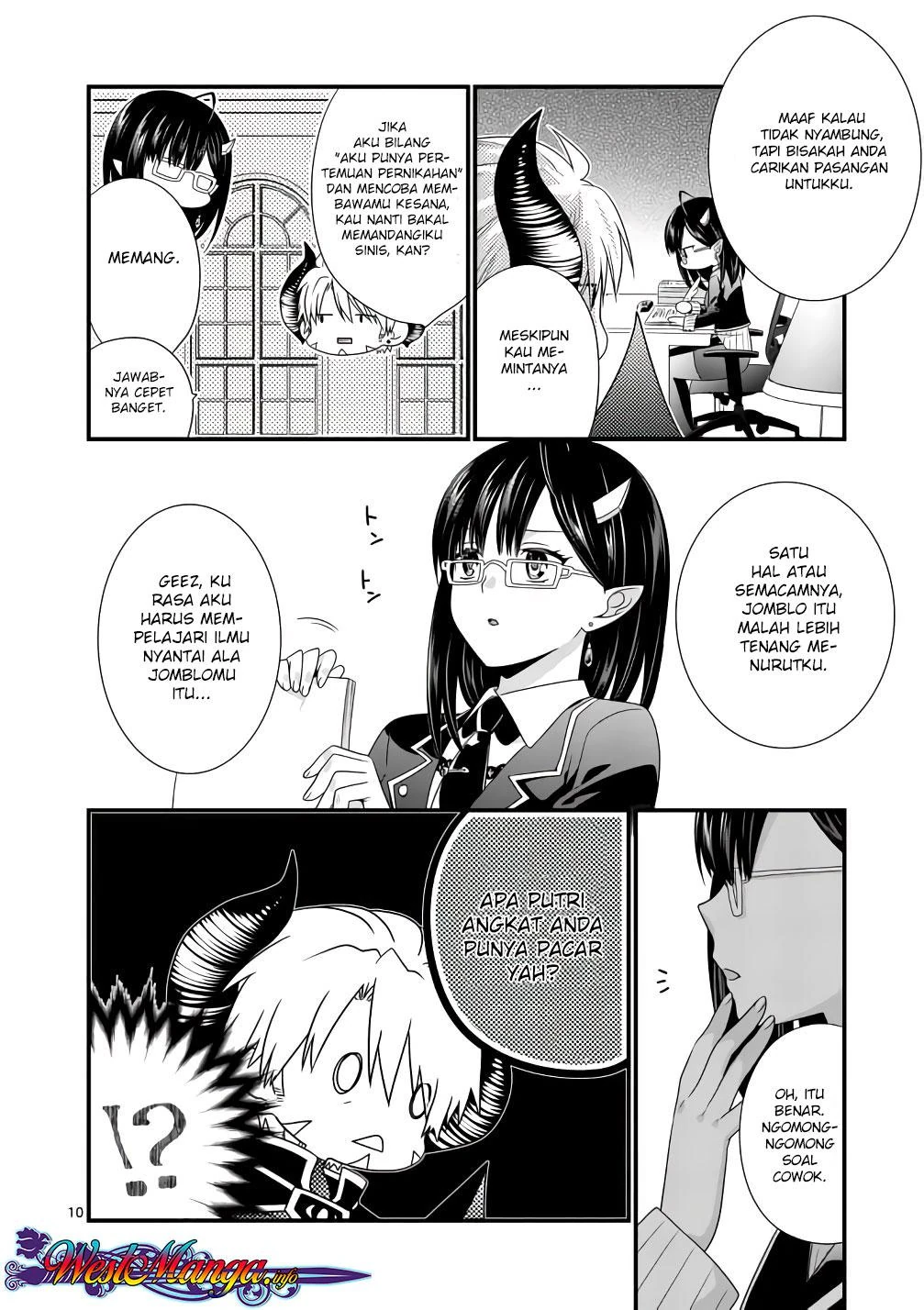 Halaman 8 — Maou desu. Onna Yuusha no Hahaoya to Saikon shita node, Onna Yuusha ga Giri no Musume ni Narimashita. @comic Chapter 9