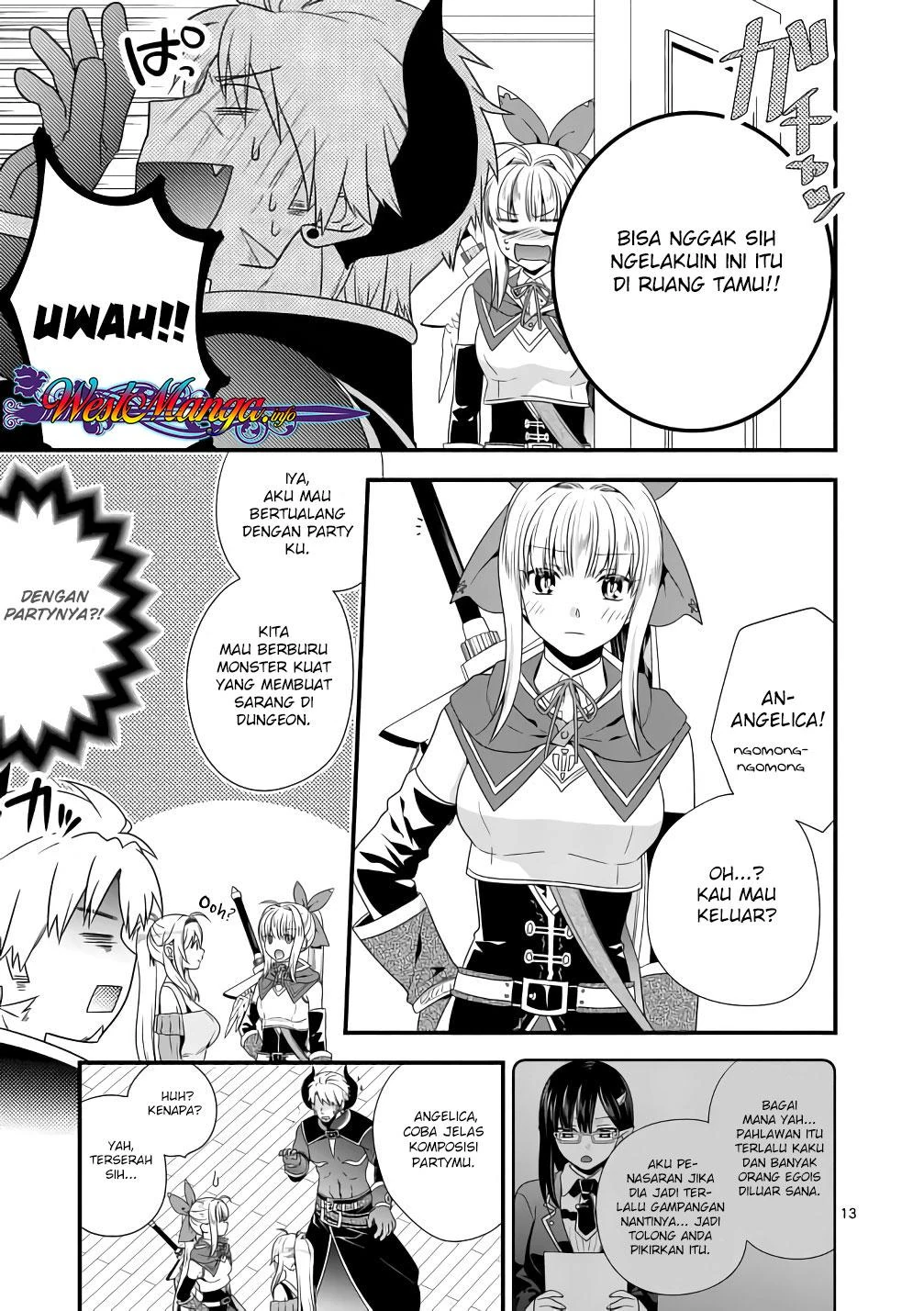 Halaman 11 — Maou desu. Onna Yuusha no Hahaoya to Saikon shita node, Onna Yuusha ga Giri no Musume ni Narimashita. @comic Chapter 9