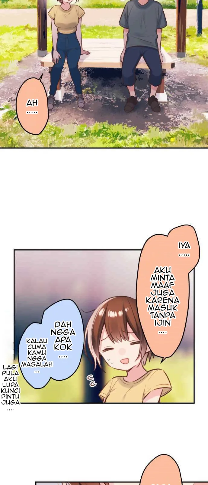 Halaman 11 — Waka-chan Is Flirty Again Chapter 53