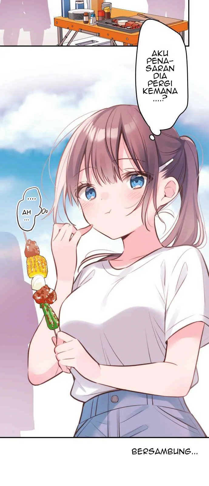 Halaman 37 — Waka-chan Is Flirty Again Chapter 53