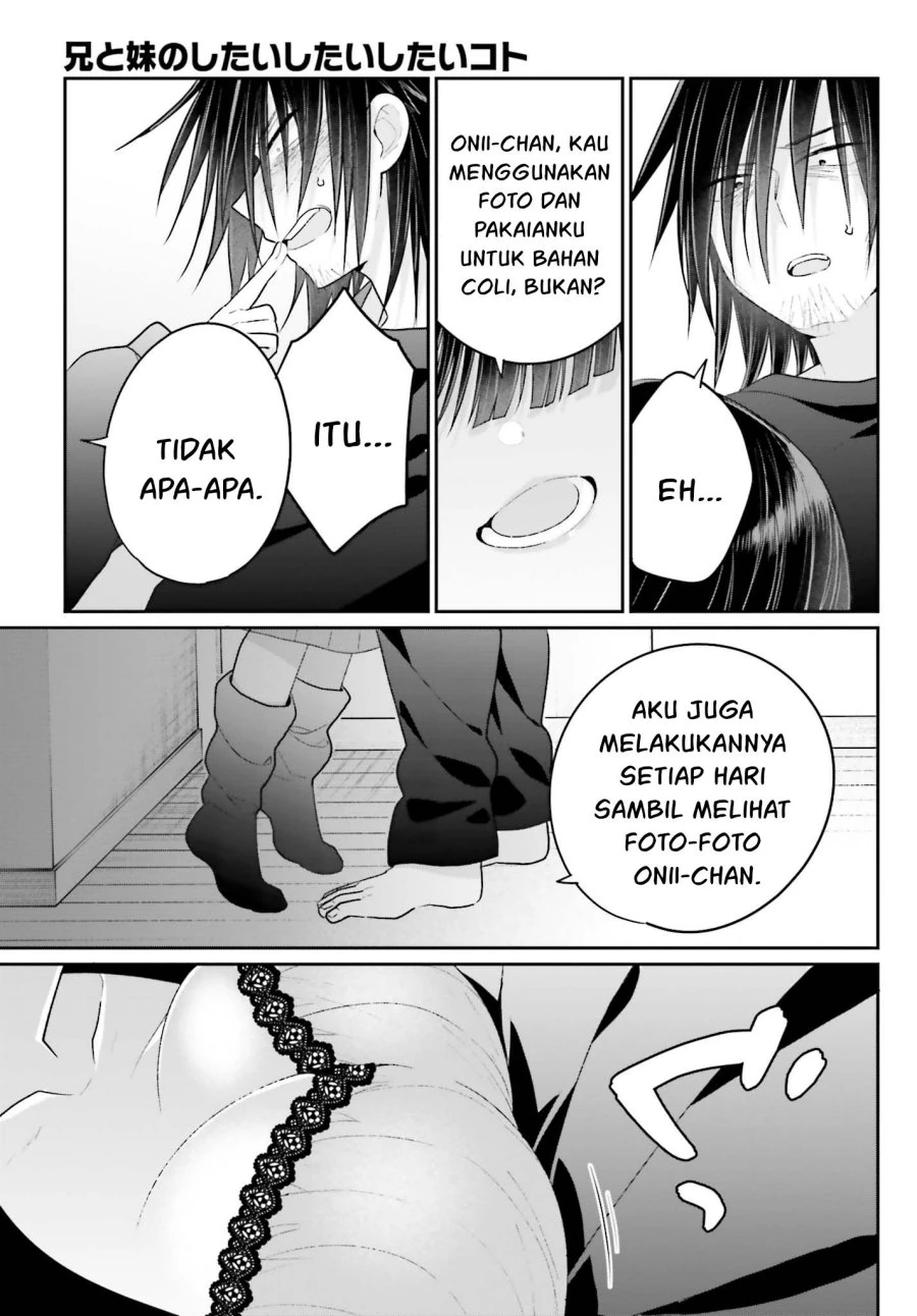 Halaman 9 — Ani to Imouto no Shitai Shitai Shitai Koto Chapter 15