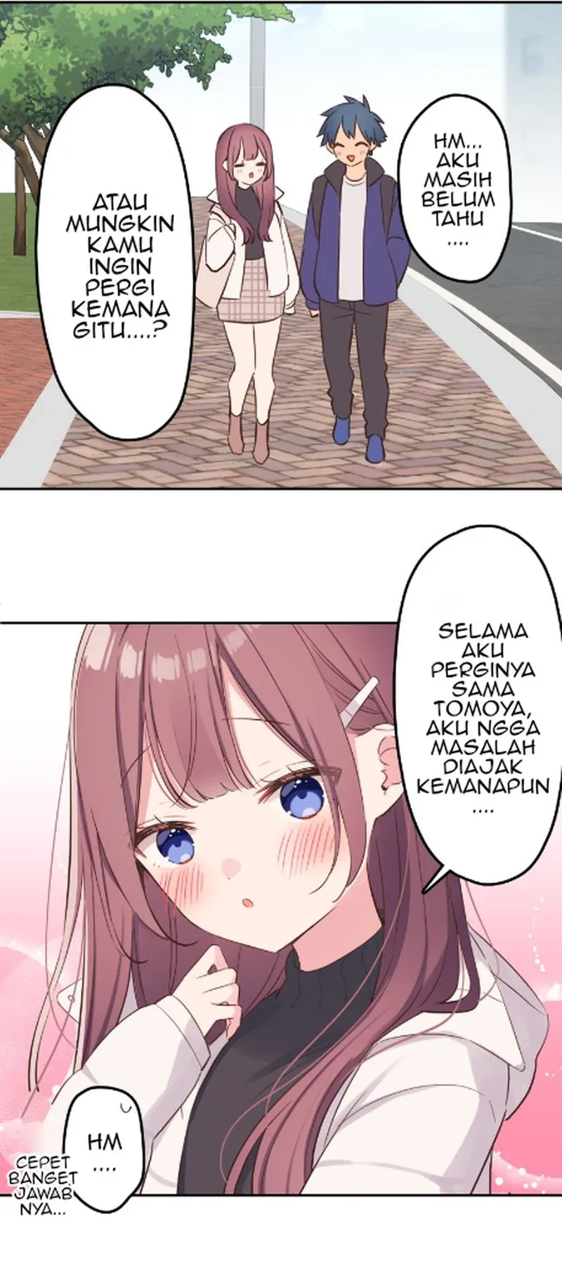 Halaman 3 — Waka-chan Is Flirty Again Chapter 144