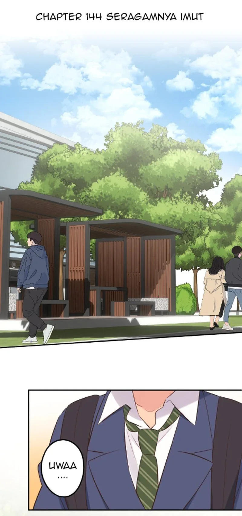 Halaman 10 — Waka-chan Is Flirty Again Chapter 144