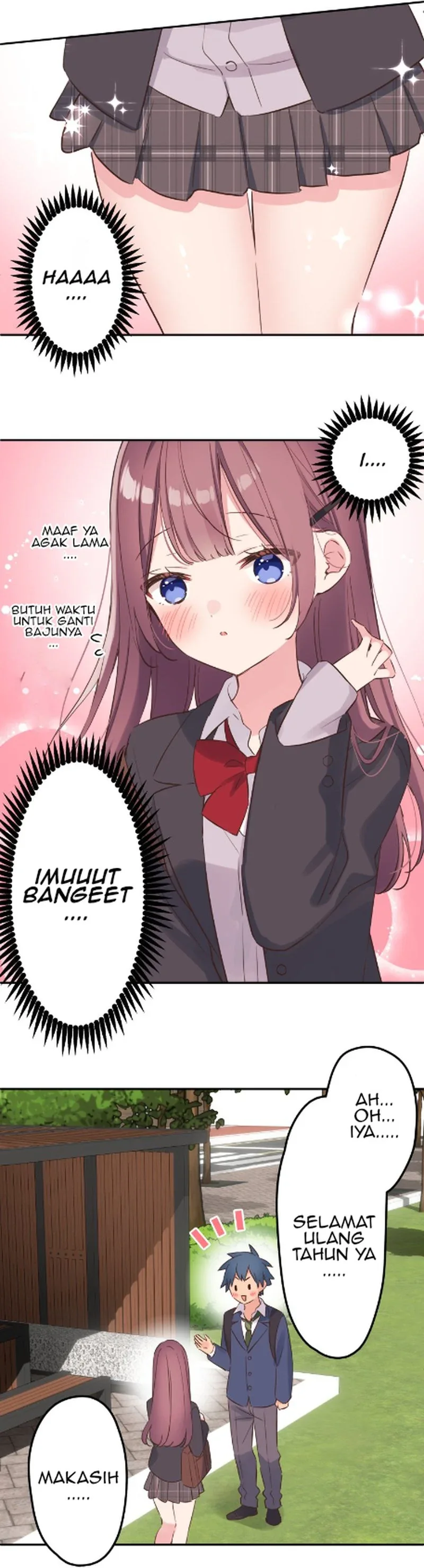Halaman 15 — Waka-chan Is Flirty Again Chapter 144
