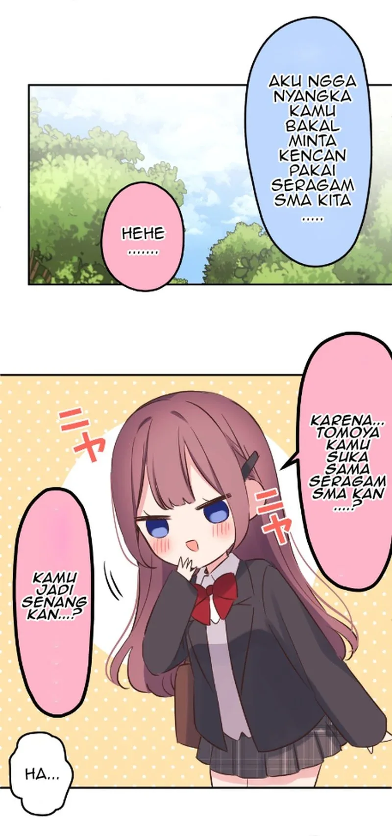 Halaman 16 — Waka-chan Is Flirty Again Chapter 144