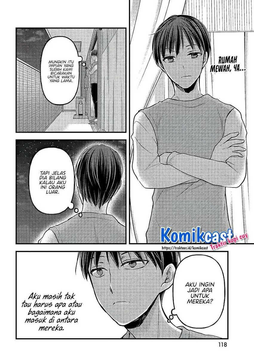 Halaman 15 — Uchi wa Wakarete Kurashiteru Chapter 4