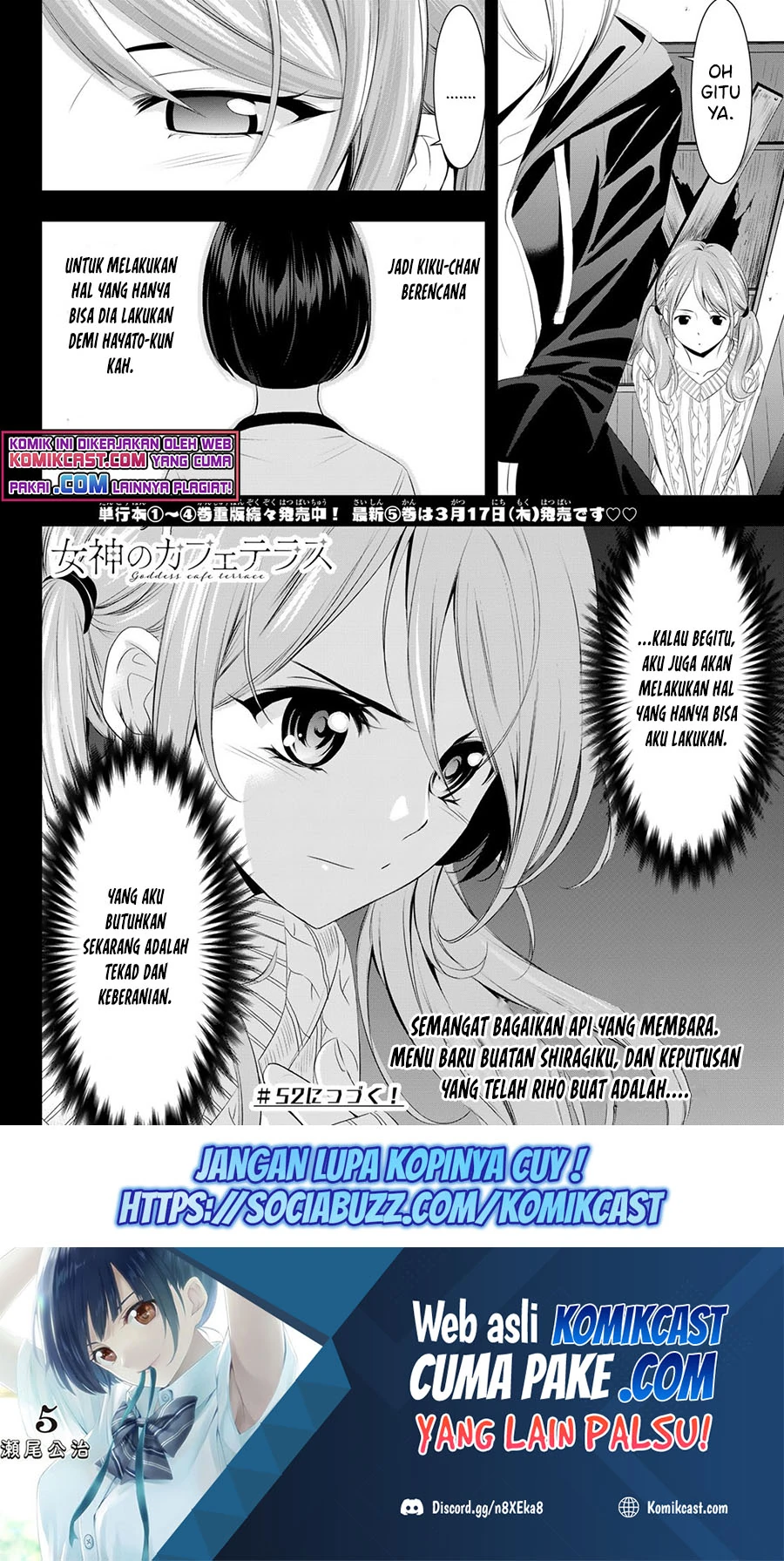 Halaman 18 — Megami no Café Terrace Chapter 51