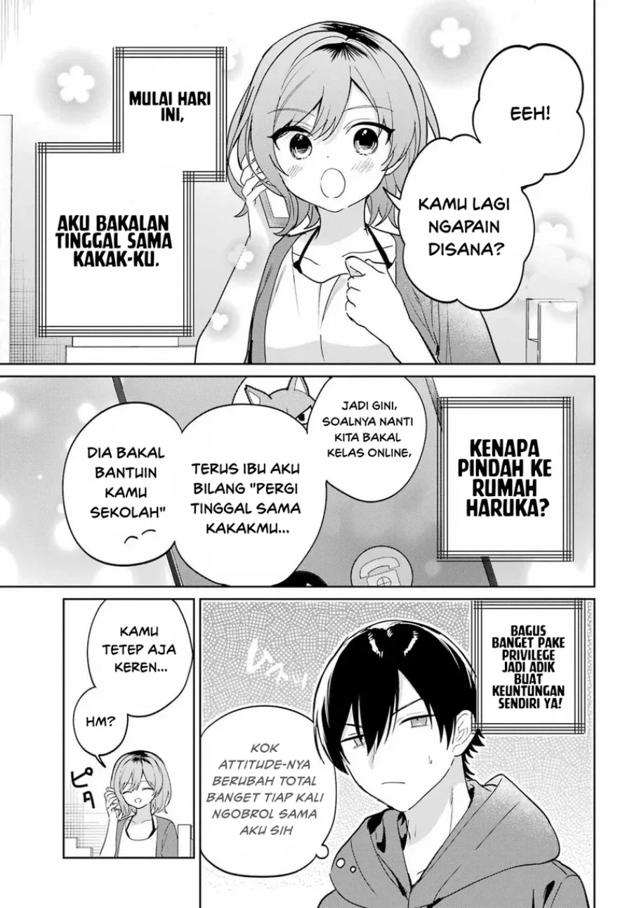 Halaman 11 — Remote Jugyou ni Nattara Class 1 no Bishoujo to Doukyo suru Koto ni Natta Chapter 15
