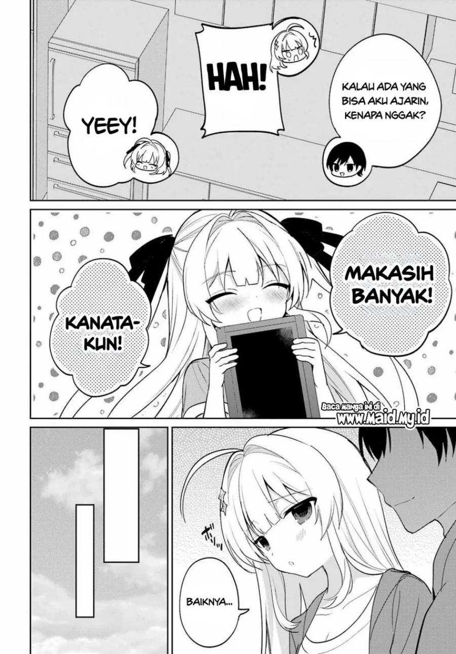 Halaman 18 — Remote Jugyou ni Nattara Class 1 no Bishoujo to Doukyo suru Koto ni Natta Chapter 15