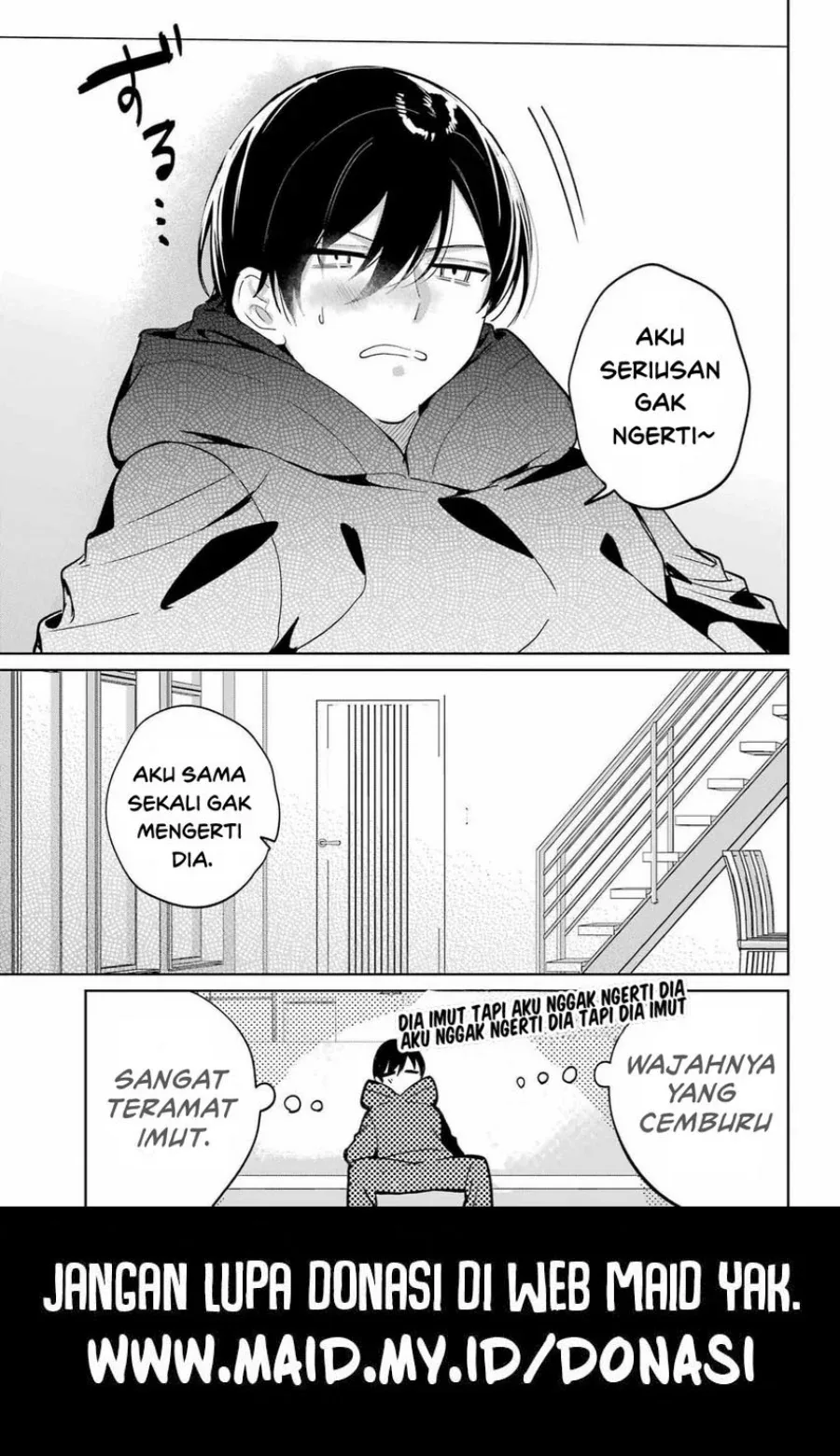 Halaman 35 — Remote Jugyou ni Nattara Class 1 no Bishoujo to Doukyo suru Koto ni Natta Chapter 15
