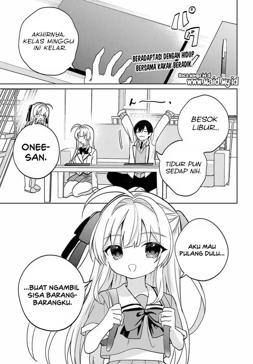Halaman 4 — Remote Jugyou ni Nattara Class 1 no Bishoujo to Doukyo suru Koto ni Natta Chapter 18