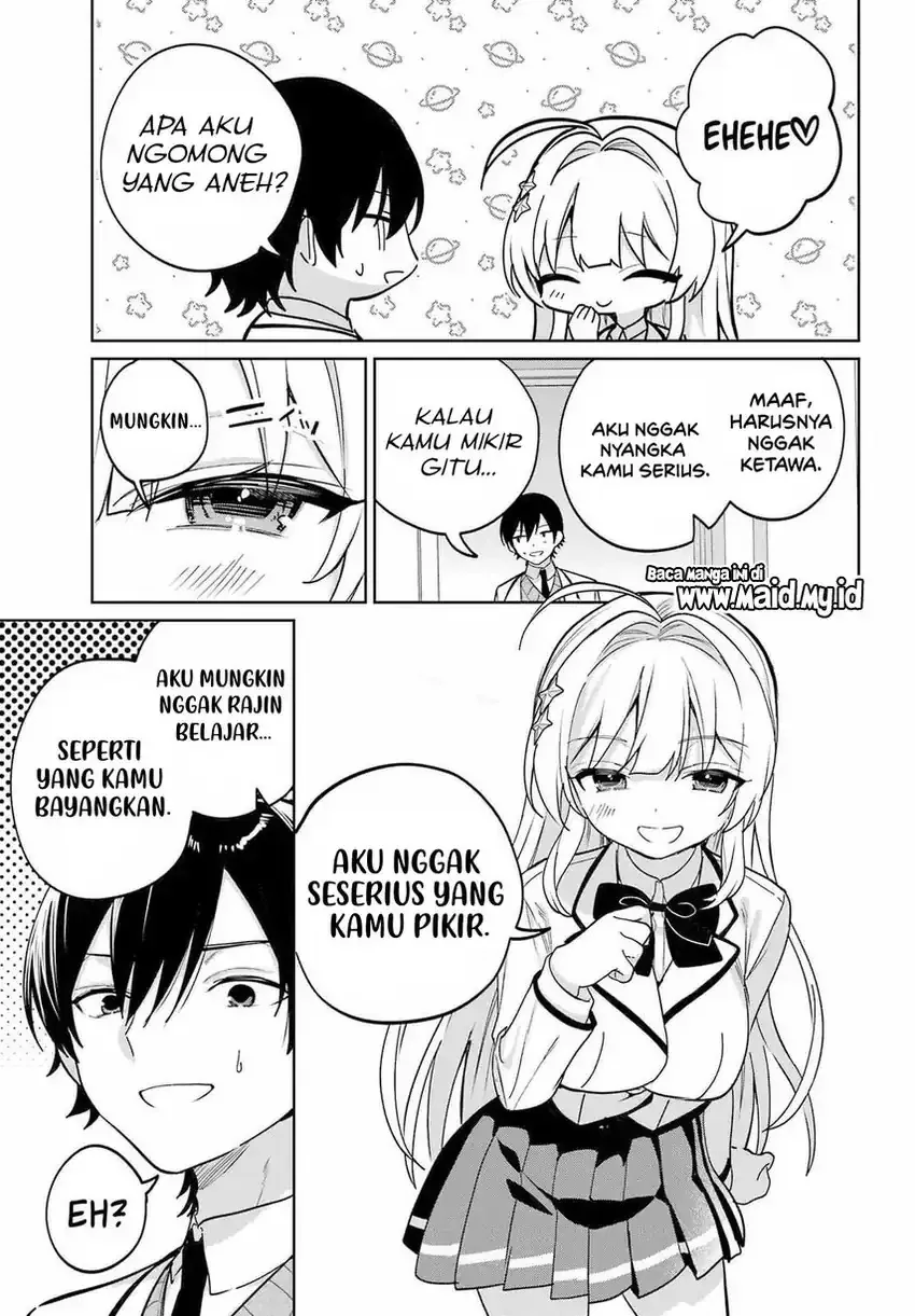 Halaman 10 — Remote Jugyou ni Nattara Class 1 no Bishoujo to Doukyo suru Koto ni Natta Chapter 18